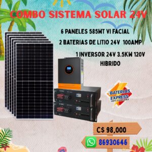 ☀️ Combo Sistema Solar 24V
