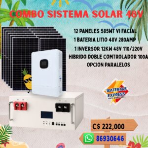 ☀️ Combo Sistema Solar 48V