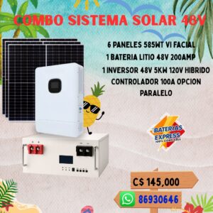 ☀️ Combo Sistema Solar 48V (5KW)