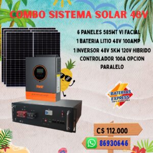 ☀️ Combo Sistema Solar 48V (Básico)