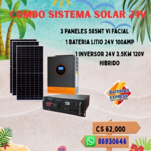 ☀️ Combo Sistema Solar 24V (Básico)